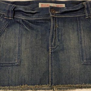 Denim Mini Skirt